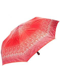 Красный зонт с прорезиненной ручкой Doppler