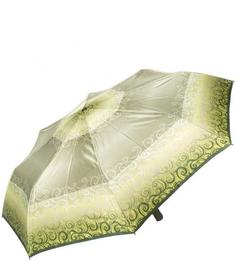 Зонт цвета хаки с куполом из сатина Doppler