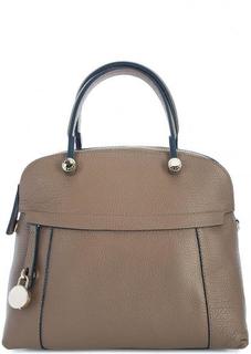 Сумка из натуральной кожи с короткими ручками Furla