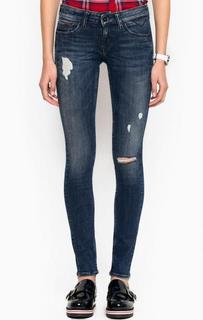 Рваные джинсы скинни с заниженной талией Hilfiger Denim