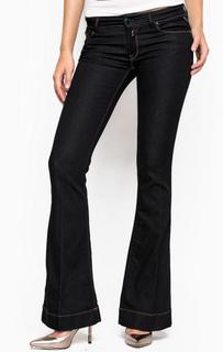 Расклешенные джинсы с контрастной строчкой Replay