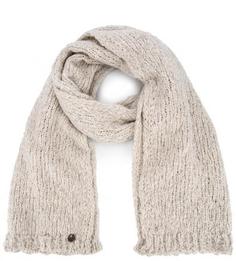 Бежевый шарф из акрила, альпаки, полиамида и шерсти Lee