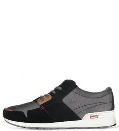 Летние кроссовки из текстиля и замши Levis®