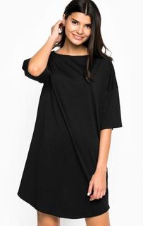 Платье-футболка из хлопка свободного кроя Glamorous