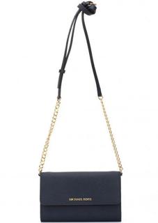Кожаная сумка-кошелек со съемным плечевым ремнем Michael Michael Kors