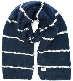 Широкий вязаный шарф из акрила и шерсти Scotch&Soda