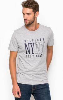 Хлопковая футболка с короткими рукавами Tommy Hilfiger