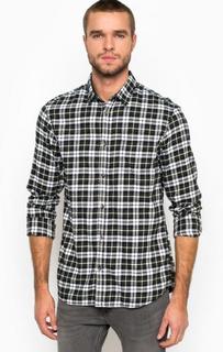 Рубашка из хлопка в клетку с карманом Jack & Jones