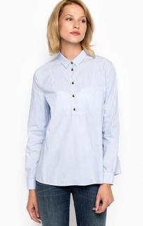 Блуза из хлопка с отложным воротником Armani Jeans