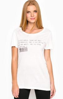 Футболка из вискозы с короткими рукавами Silvian Heach