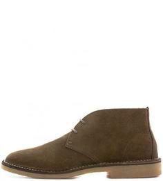 Коричневые замшевые ботинки Tommy Hilfiger