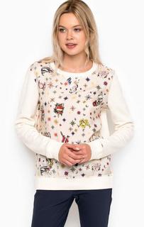 Бежевый свитшот с длинными рукавами Tommy Hilfiger