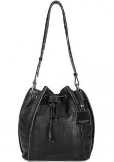 Сумка через плечо с выделкой под рептилию Tosca BLU