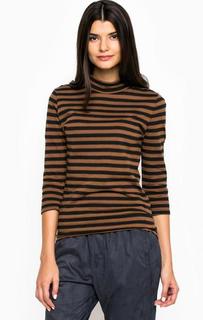 Футболка в полоску с высоким воротом Ichi