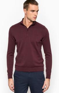 Хлопковый джемпер на молнии Lacoste