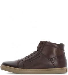 Высокие демисезонные кеды из натуральной кожи Tommy Hilfiger