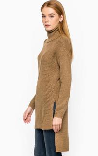 Коричневый удлиненный свитер Vero Moda