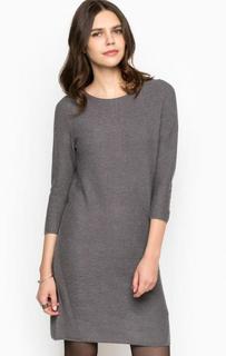 Короткое серое платье S.Oliver