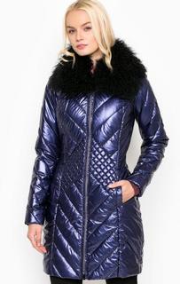 Длинная зимняя куртка с наполнителем из полиэстера Trussardi Jeans