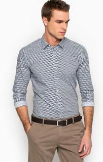 Приталенная рубашка из хлопка Scotch&Soda