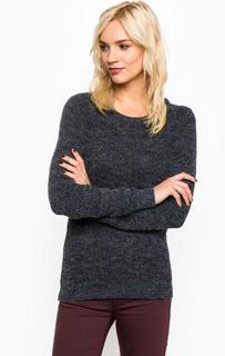 Синий свитер с круглым вырезом Ichi