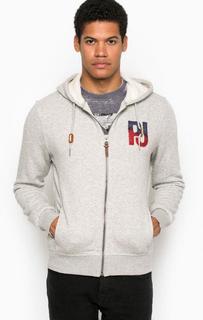 Хлопковая толстовка на молнии с капюшоном Pepe Jeans