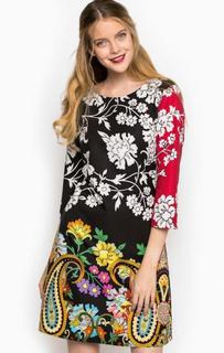 Короткое платье с цветочным принтом Desigual