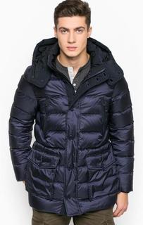 Зимний пуховик со съемным капюшоном Woolrich