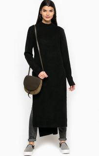 Длинный джемпер из акрила и нейлона с разрезами Glamorous