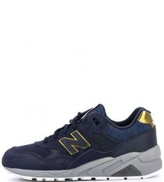Замшевые кроссовки с перфорацией New Balance