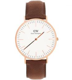 Часы с кожаным браслетом Daniel Wellington