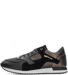 Кроссовки из натуральной замши, текстиля и искусственной кожи Gas