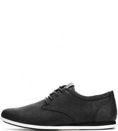 Кожаные однотонные ботинки на шнуровке Aldo