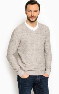 Хлопковый джемпер с треугольным вырезом Lerros