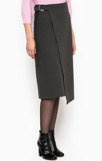 Юбка из вискозы с запахом Pinko