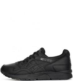 Черные кроссовки из натуральной кожи Asics Tiger