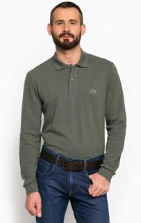 Футболка поло из хлопка с длинными рукавами Lacoste