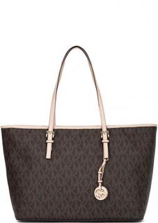 Вместительная сумка с длинными ручками из искусственной кожи Michael Michael Kors