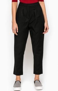 Укороченные брюки из хлопка и полиамида Glamorous