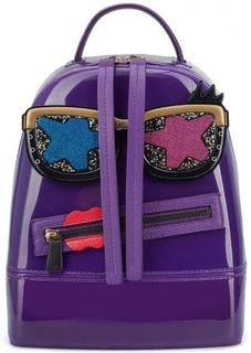 Маленький рюкзак из искусственного материала на двухзамковой молнии Furla