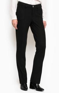 Брюки из полиэстера и вискозы прямого кроя Lerros