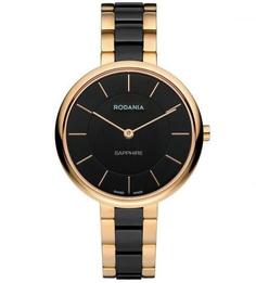 Часы круглой формы с сапфировым стеклом Rodania