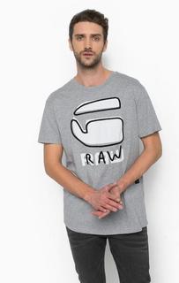 Хлопковая футболка с круглым вырезом G Star RAW