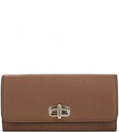 Кожаный кошелек с откидным клапаном Michael Michael Kors