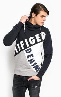 Хлопковый свитшот с принтом Hilfiger Denim