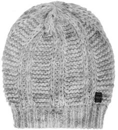 Вязаная светло-серая шапка Replay