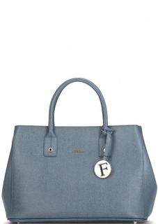 Кожаная сумка с короткими ручками и съемным ремнем Furla