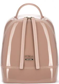 Бежевый рюкзак с одним отделом Furla
