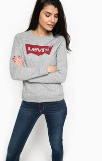 Свитшот из хлопка с логотипом бренда Levis®
