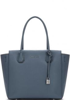 Вместительная кожаная сумка с ручками Michael Michael Kors